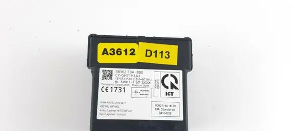 Honda CR-V Other control units/modules 38362T0AB00 CYGH71H1AJ