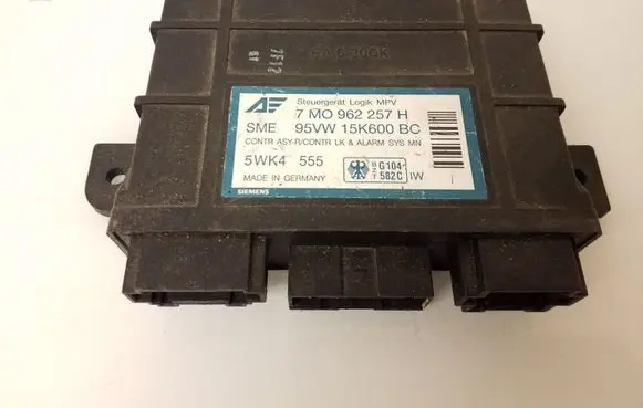 Volkswagen Sharan Comfort/convenience module 7MO962257H 95VW15K600BC