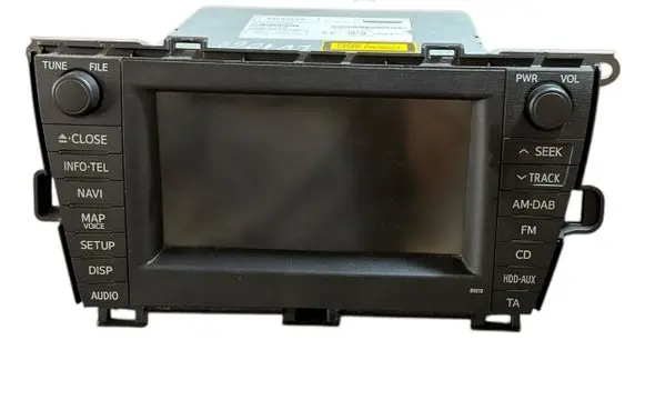 Toyota Prius (XW30) Radio/CD/DVD/GPS head unit 8611360V840 CQHS0871AJ
