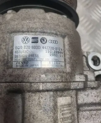 Skoda Fabia Mk1 (6Y) Air conditioning (A/C) compressor (pump) 6Q0820803D 4472208125 6SEU12C