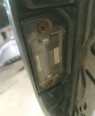 Volkswagen PASSAT B5 Number plate light