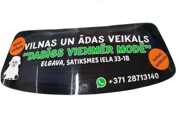 Toyota Avensis T270 Loading door trunk window/glass 43R001583