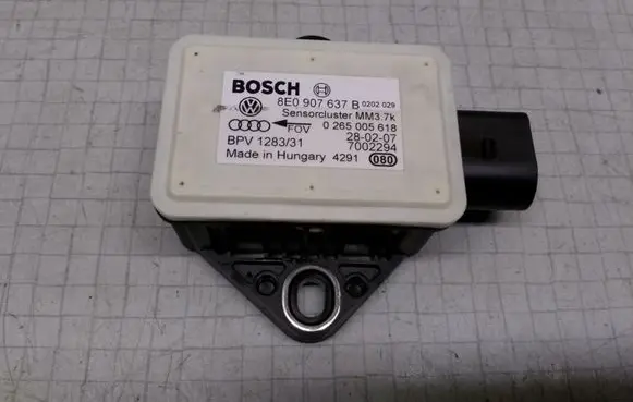 Audi A6 S6 C6 4F ESP acceleration yaw rate sensor 8E0907637B 0265005618