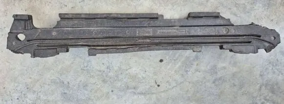 Front bumper foam support bar