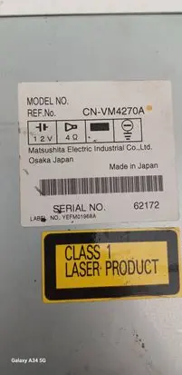 Mazda 6 CD/DVD changer CNVM4270A 62172