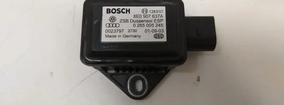 Audi A6 S6 C5 4B ESP acceleration yaw rate sensor 8E0907637A 0265005245 0023797