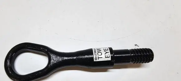 Towing hook eye