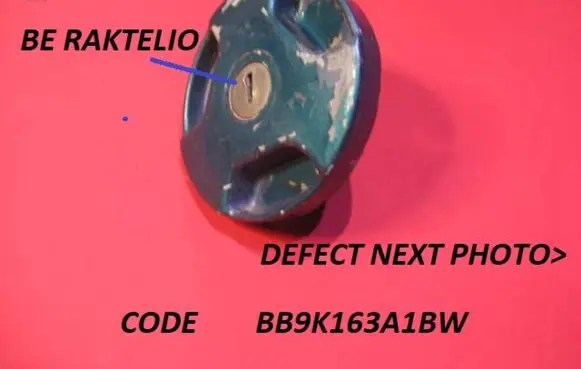 Ford Sierra Fuel tank filler cap BB9K163A1BW