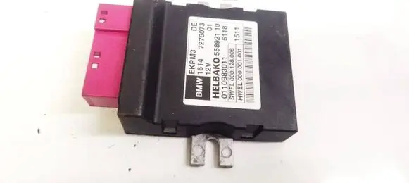 BMW 5 GT F07 Fuel injection pump control unit/module 1614727607301 727607301
