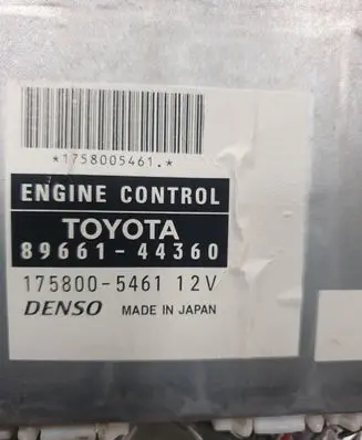 Toyota Avensis Verso Engine control unit/module 8966144360
