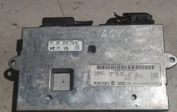 Audi A6 S6 C6 4F MMI control unit 4F0910731J 4E0035729