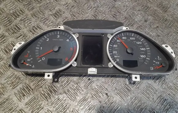 Audi A6 S6 C6 4F Speedometer (instrument cluster) 4F0920950L 4F0910900A 0203000730