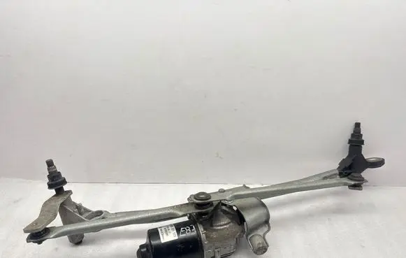 Front wiper linkage and motor