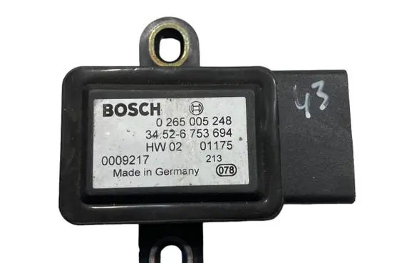 BMW X5 E53 ESP acceleration yaw rate sensor 6753694 34526753694 0265005248