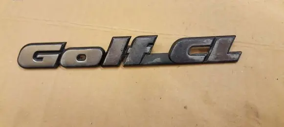 Volkswagen Golf II Rear loading door model letters 191853687K