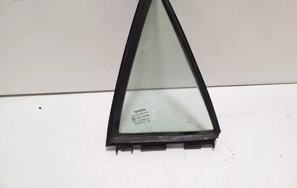 Rear vent window glass