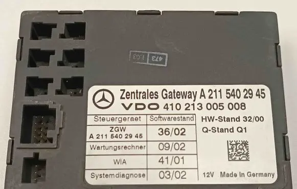 Mercedes-Benz E W211 Other devices A2115402945