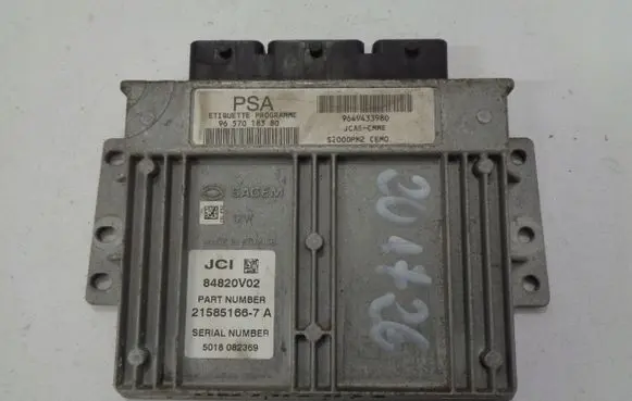 Peugeot 1007 Engine control unit/module 9649433980 9657018380