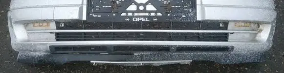 Opel Astra G Front bumper pilkas