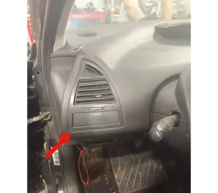 Citroen C4 I Dashboard side air vent grill/cover trim 9646338077