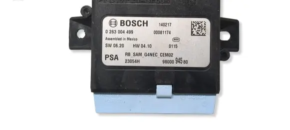 Citroen C4 II Parking PDC control unit/module 9800094580 0263004499 00081174