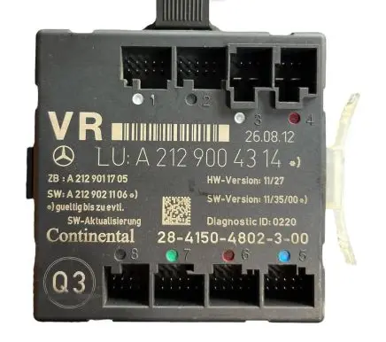 Mercedes-Benz C W204 Door control unit/module A2129004314 A2129021106 A2129011705