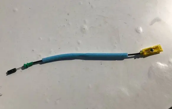 Rear door cable line