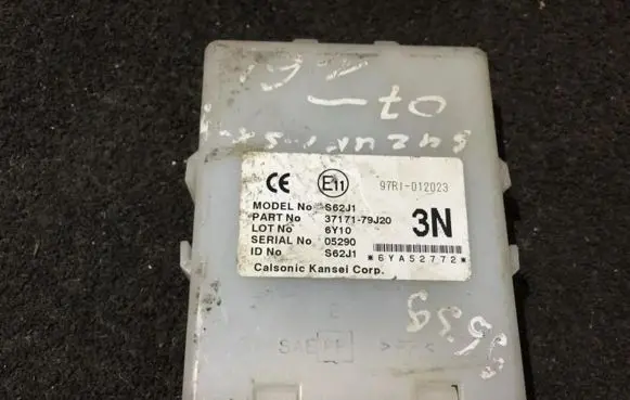 Suzuki SX4 Other control units/modules 3717179j20 s62j1