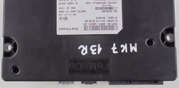 Ford Fiesta Trunk lid opening control unit AM5T-14D212-AD