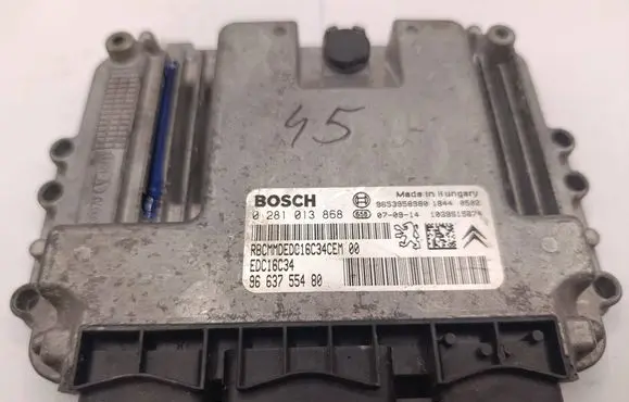 Peugeot 407 Engine control unit/module 0281013868 9653958980 9663755480
