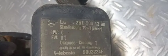 Mercedes-Benz R W251 Auxiliary pre-heater (Webasto) 000018031232 9003319H 3F337507