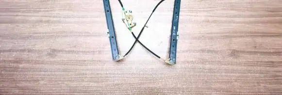 Audi Q7 4L Rear window lifting mechanism without motor 