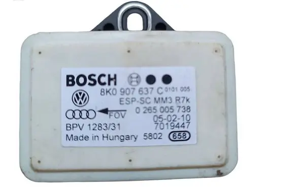 Audi A4 S4 B8 8K Acceleration sensor 8K0907637C 0265005738 7019447