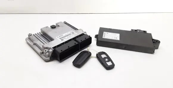 BMW 3 E90 E91 Engine ECU kit and lock set 8512043 0281017517 9237047