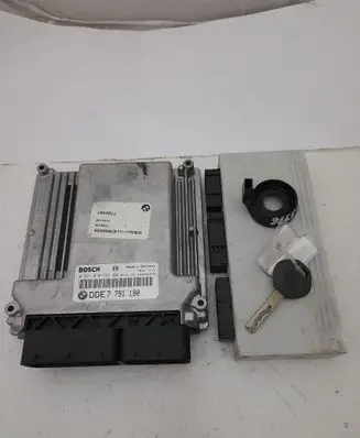 BMW 3 E46 Engine ECU kit and lock set 0281010565