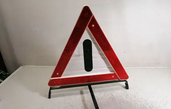 Emergency warning sign