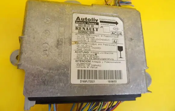 Renault Scenic II - Grand scenic II Airbag control unit/module 603602700 8200321999