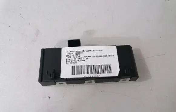 BMW X3 G01 Tailgate/trunk control unit/module 9491418