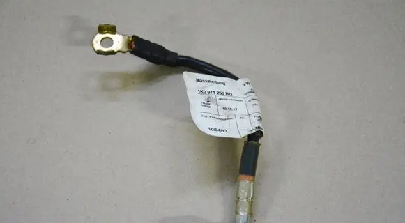 Volkswagen Scirocco Negative earth cable (battery) 1K0971250BQ
