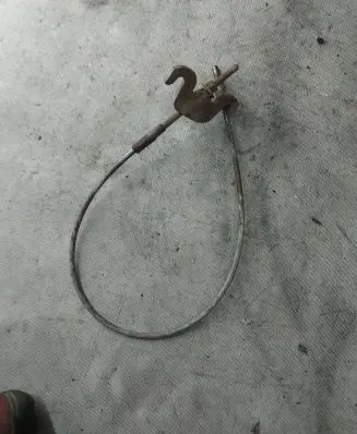 Volkswagen Sharan Hand brake release cable 1305239199