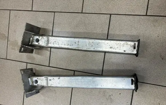 Front bumper shock/impact absorber