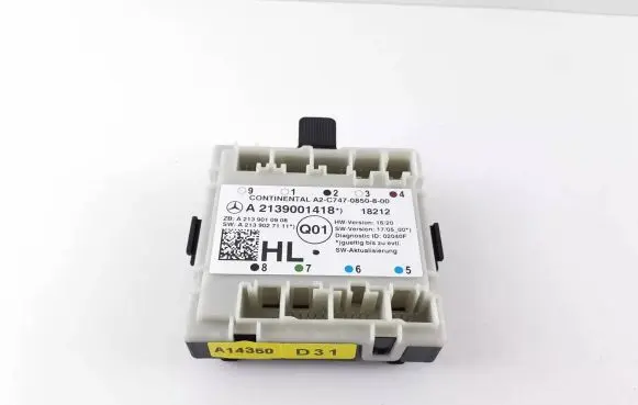 Mercedes-Benz E W213 Door control unit/module A2139001418 A2139010908 A2139027111
