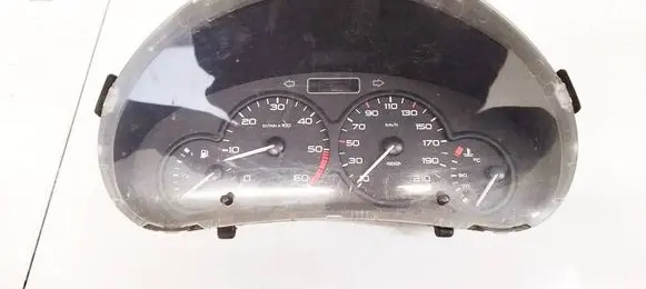 Peugeot 206 Speedometer (instrument cluster) 9656696080 000500110