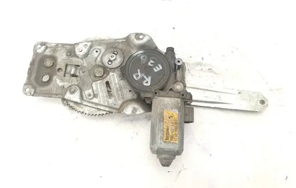 BMW 3 E36 Rear door window regulator with motor 1387435 67621387435 8119776