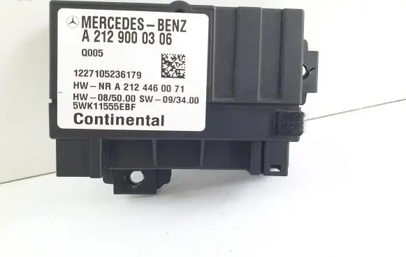 Mercedes-Benz Vito Viano W639 Fuel injection pump control unit/module A2129000306 5WK11555EBF