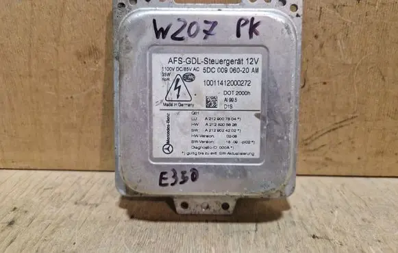 Mercedes-Benz E C207 W207 Headlight ballast module Xenon A2129007804 A2128205626 A2129024202