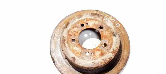 Citroen C-Crosser Rear brake disc neventiliuojamas