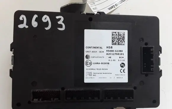 Hyundai Ioniq Other control units/modules 95400G2JB0