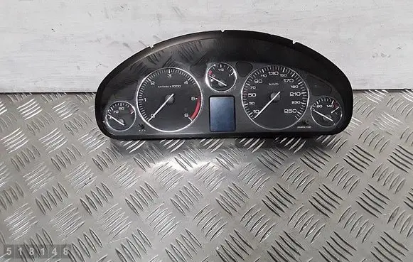 Peugeot 407 Speedometer (instrument cluster) 9658138280