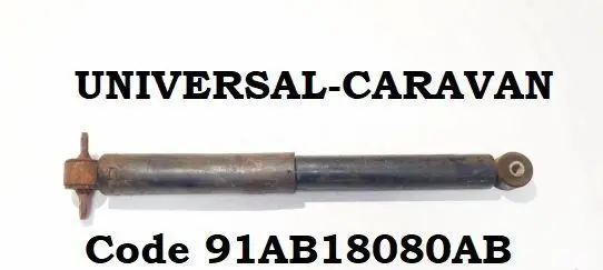 Rear shock absorber/damper